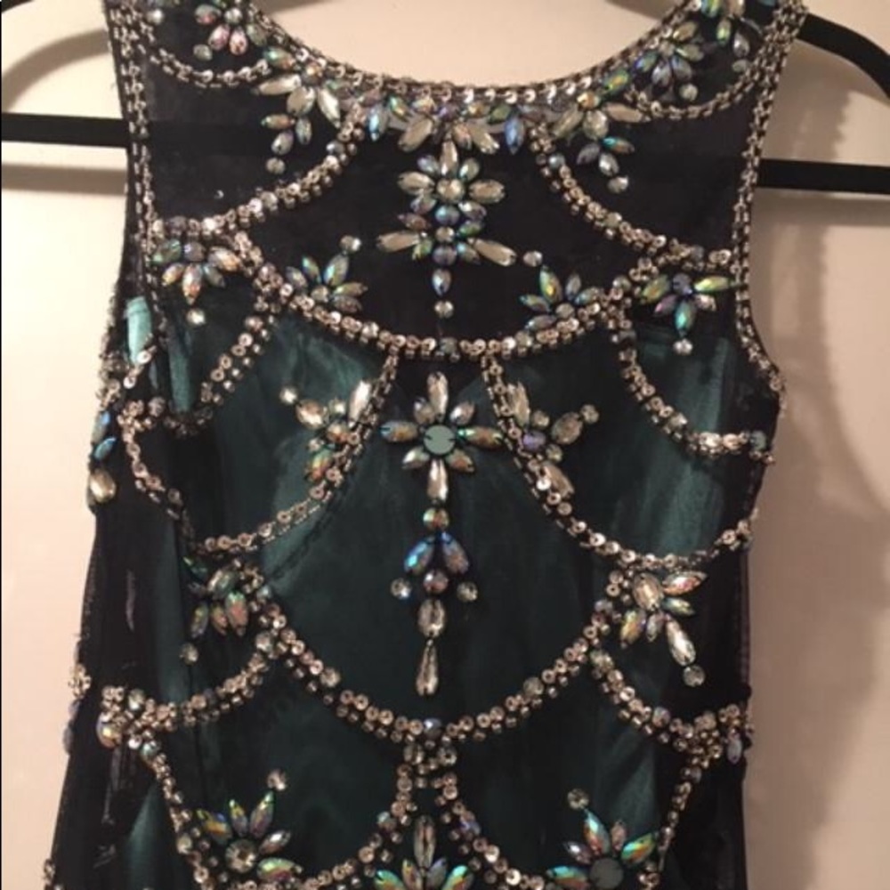 Navy Blue Gown - Picture 3 of 3